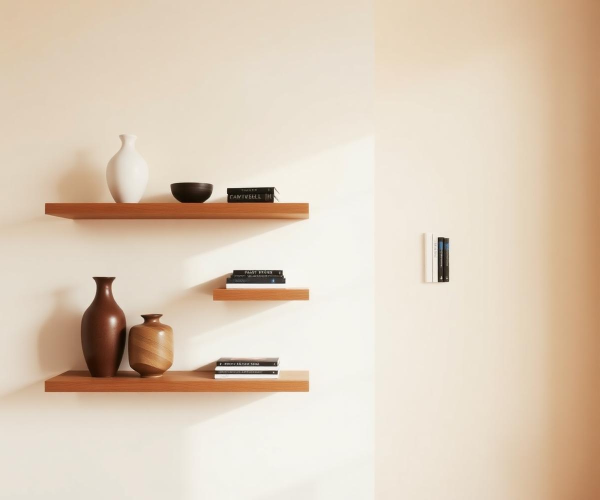 Minimal Floating Shelves