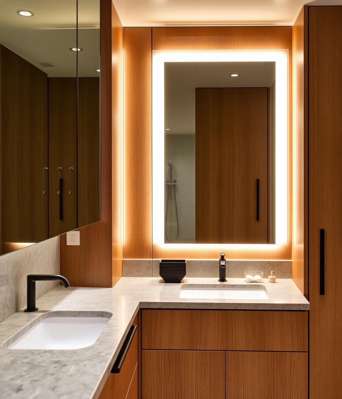 Backlit Vanity Suite